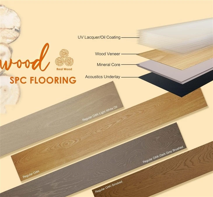 NATURAL WOOD DESIGN SPC FLOORING